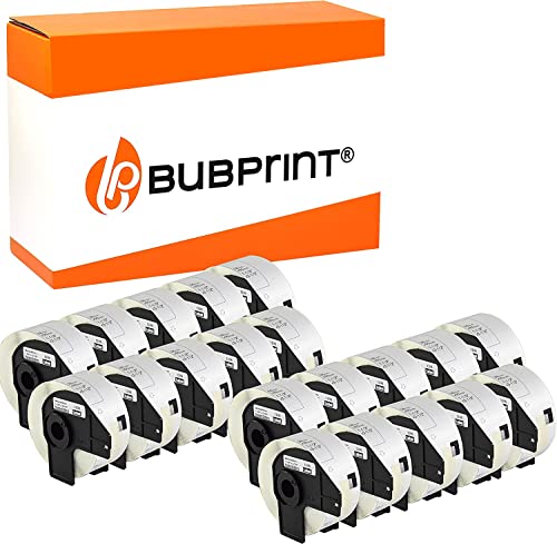 Bubprint 20 Etiketten kompatibel als Ersatz für Brother DK-11208 DK11208 für P-Touch QL1050 QL1060N QL500BW QL550 QL560 QL570 QL580N QL700 QL710W QL720NW QL810W von Bubprint