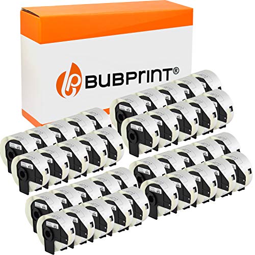 Bubprint 40 Etiketten kompatibel als Ersatz für Brother DK-11208 DK11208 für P-Touch QL1050 QL1060N QL500BW QL550 QL560 QL570 QL580N QL700 QL710W QL720NW QL810W von Bubprint
