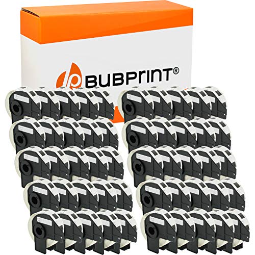 Bubprint 50 Etiketten kompatibel als Ersatz für Brother DK-11221 DK 11221 für P-Touch QL1050 QL1060N QL500BW QL550 QL560 QL570 QL580N QL700 QL710W QL720NW QL810W von Bubprint