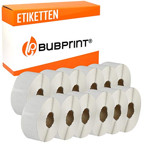 Bubprint 10 Etiketten kompatibel als Ersatz für Dymo 11355 S0722550 für Labelwriter 310 320 330 Turbo 400 Twin Turbo Duo 450 Twin-Turbo Duo SE450 51x19mm Weiß Bubprint 10 Etiketten kompatibel als Ersatz für Dymo 11355 S0722550 für Labelwriter 310 320 330 Turbo 400 Twin Turbo Duo 450 Twin-Turbo Duo SE450 51x19mm Weiß von Bubprint