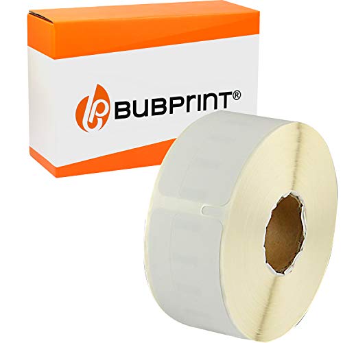 Bubprint Etiketten kompatibel als Ersatz für Dymo 11355 S0722550 für Labelwriter 310 320 330 Turbo 400 Twin Turbo Duo 450 Twin Turbo Duo SE450 51x19mm Weiß von Bubprint