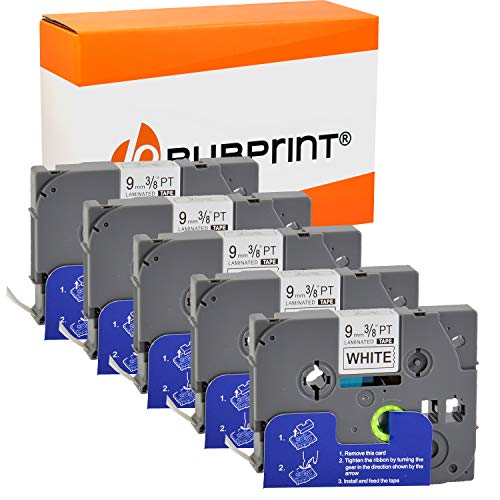 Bubprint TZE-221 TZE 221 5 Schriftbänder kompatibel als Ersatz für Brother P-Touch 1280 2430PC 2730VP 3600 9500PC 9700PC D400VP D600VP H100LB H105 P700 P750W Schwarz auf Weiss Bubprint TZE-221 TZE 221 5 Schriftbänder kompatibel als Ersatz für Brother P-Touch 1280 2430PC 2730VP 3600 9500PC 9700PC D400VP D600VP H100LB H105 P700 P750W Schwarz auf Weiss von Bubprint