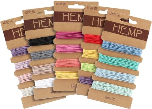 Bubuyun 18 Farben Faden Schnur, 20 Stück 1mm Mehrfarbig Flachs Schnur Natürliche Schnur Seil Makramee Schmuck Micro Cord Kabel Bunte Hanfschnur Juteschnur für DIY Armbänder Crafting Basteln (90m) Bubuyun 18 Farben Faden Schnur, 20 Stück 1mm Mehrfarbig Flachs Schnur Natürliche Schnur Seil Makramee Schmuck Micro Cord Kabel Bunte Hanfschnur Juteschnur für DIY Armbänder Crafting Basteln (90m) von Bubuyun