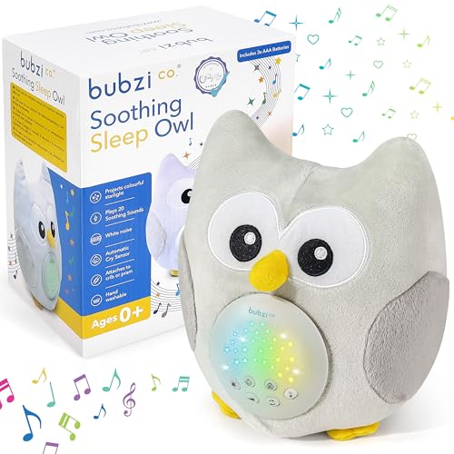 Spieluhr Baby Schrei-aktivierter Sensor Weisses Rauschen Spielzeug Einschlafhilfe Babys Eule Sound Machine Kleinkind Schlafhilfe Baby Nachtlicht Baby Geschenk Kinderwagen Spieluhr Baby Schrei-aktivierter Sensor Weisses Rauschen Spielzeug Einschlafhilfe Babys Eule Sound Machine Kleinkind Schlafhilfe Baby Nachtlicht Baby Geschenk Kinderwagen von Bubzi Co