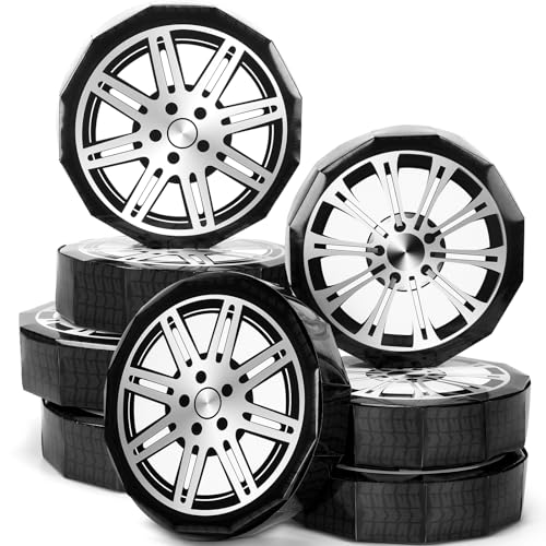 Bucherry 8 Stück Rennwagen-Party-Dekorationen, 30,5 cm, große Autoräder, Boxen, Dekoration, Rennwagen, Geburtstagsparty-Dekorationen für Jungen, Geburtstag, Babyparty, Partyzubehör Bucherry 8 Stück Rennwagen-Party-Dekorationen, 30,5 cm, große Autoräder, Boxen, Dekoration, Rennwagen, Geburtstagsparty-Dekorationen für Jungen, Geburtstag, Babyparty, Partyzubehör von Bucherry