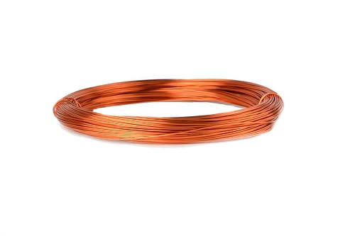 Aluminium-Draht, Ø 1 mm, 10 m oder 60 m Länge, verschiedenen Farben (Orange, 60m) von Buco der Draht