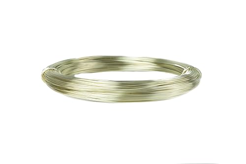 Aluminiumdraht eloxiert Ø 1mm - 60m Ring in verschiedenen Farben. (Champagner) von Buco der Draht