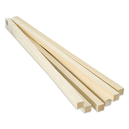 Balsaholz, 2,5 x 2,5 x 91,4 cm (3) – Menge ist in Klammern im Titel angegeben von Bud Nosen Models