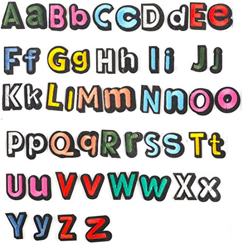 Buer Homie 52 Stück Aufnäher, Alphabet Buchstaben A-Z, gebügelte Reparaturflicken Buer Homie 52 Stück Aufnäher, Alphabet Buchstaben A-Z, gebügelte Reparaturflicken von Buer Homie