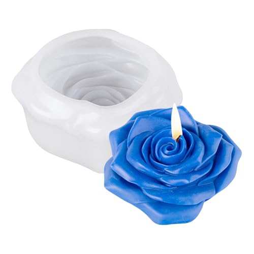 3D Blume Kerzenform,silikonformen Gießformen,Blume Duftkerzen Silikonform, Frühling Kerzenformen Für d-iy Aromatherapie Kerzen Handwerk Ornamente von Buerfu