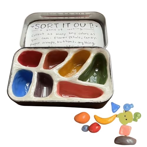 Buerfu Beruhigendes Sinnes Spielzeug - Fidget Spielzeug Für Erwachsene Bei Konzentrationsschwierigkeiten - Handgefertigte Sortierbox Für Reisen Stressabbau Personen Mit Konzentrationsschwierigkeiten Buerfu Beruhigendes Sinnes Spielzeug - Fidget Spielzeug Für Erwachsene Bei Konzentrationsschwierigkeiten - Handgefertigte Sortierbox Für Reisen Stressabbau Personen Mit Konzentrationsschwierigkeiten von Buerfu