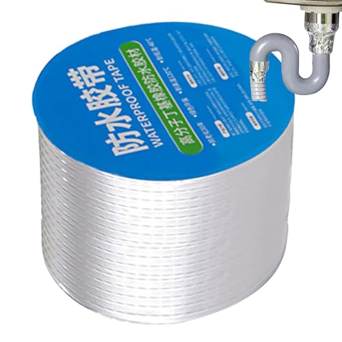 Buerfu Wasserdichtes Klebeband, Butylband,Wasserfestes Harzband mit starker Bindung | Selbstklebendes, temperaturbeständiges Dichtungsband aus Aluminiumfolie für die Reparatur von Wohnmobilen, von Buerfu