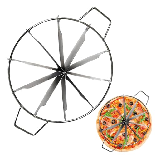 Tortenteiler 4/9/10 Stücke - Kuchenteiler Tortenschneider, Edelstahl Tortenteiler Zum Schneiden, Backzubehör Zum Dekorieren Küche Kuchen Gadget von Buerfu