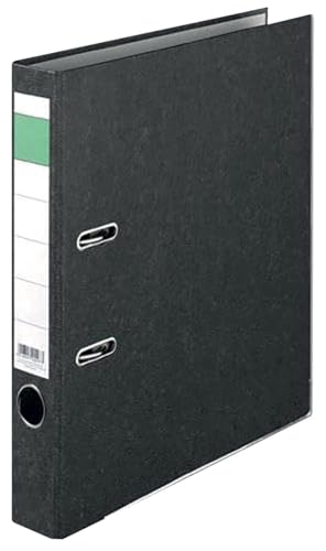 Ordner, DIN A4, Wolkenmarmor, 50 mm, schmal, geklebtes Rückenschild, schwarz Ordner, DIN A4, Wolkenmarmor, 50 mm, schmal, geklebtes Rückenschild, schwarz von Büroring