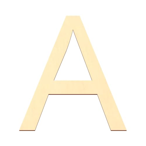 Bütic GmbH Holz Buchstaben - Arial - Wunschtext/Schriftzug mit Größenauswahl, Größe:15cm, Buchstaben:großes A von Bütic GmbH