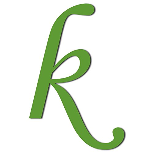 Bütic GmbH Plexiglas® Buchstaben grün - MT - 3mm Acrylglas Wunschtext/Schriftzug, Größe:Höhe 5cm, Buchstaben:kleines k von Bütic GmbH