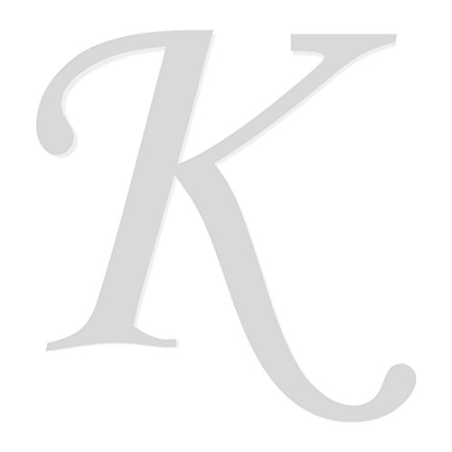 Bütic GmbH Plexiglas® Buchstaben hellgrau - MT - 3mm Acrylglas Wunschtext/Schriftzug, Größe:Höhe 20cm, Buchstaben:großes K von Bütic GmbH