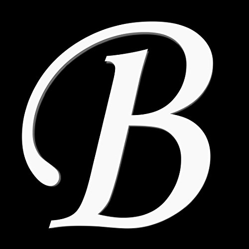 Bütic GmbH Plexiglas® Buchstaben weiß - MT - 3mm Acrylglas Wunschtext/Schriftzug, Größe:Höhe 20cm, Buchstaben:großes B von Bütic GmbH