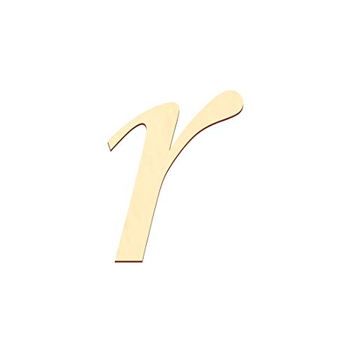 Bütic GmbH Selbstklebende Holz Buchstaben - MT - Wunschtext/Schriftzug mit Größenauswahl, Größe:10cm, Buchstaben:kleines r von Bütic GmbH