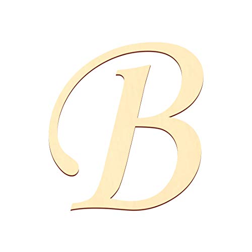 Bütic GmbH Selbstklebende Holz Buchstaben - MT - Wunschtext/Schriftzug mit Größenauswahl, Größe:20cm, Buchstaben:großes B von Bütic GmbH
