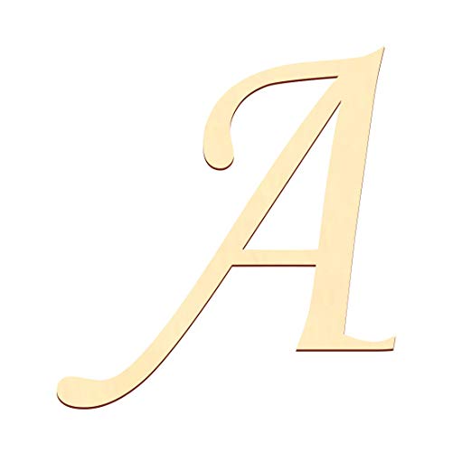 Bütic GmbH Selbstklebende Holz Buchstaben - MT - Wunschtext/Schriftzug mit Größenauswahl, Größe:5cm, Buchstaben:großes A von Bütic GmbH