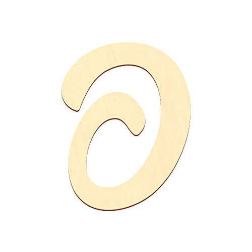 Bütic GmbH Sperrholz Buchstaben - HiltonScript - Wunschtext/Schriftzug mit Größenauswahl - Pappel 3mm, Größe:10cm, Buchstaben:großes O Bütic GmbH Sperrholz Buchstaben - HiltonScript - Wunschtext/Schriftzug mit Größenauswahl - Pappel 3mm, Größe:10cm, Buchstaben:großes O von Bütic GmbH