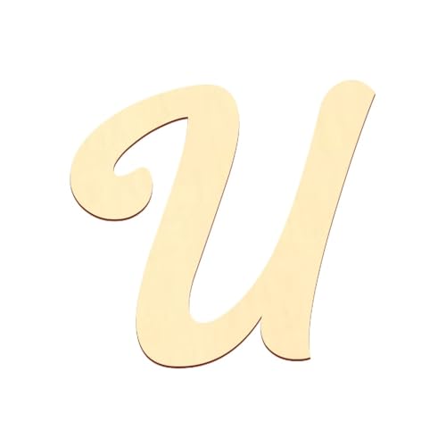 Bütic GmbH Sperrholz Buchstaben - HiltonScript - Wunschtext/Schriftzug mit Größenauswahl - Pappel 3mm, Größe:20cm, Buchstaben:großes U Bütic GmbH Sperrholz Buchstaben - HiltonScript - Wunschtext/Schriftzug mit Größenauswahl - Pappel 3mm, Größe:20cm, Buchstaben:großes U von Bütic GmbH