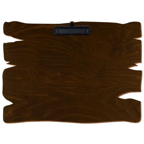 Bütic Holz Klemmbrett Holzbrettform Eiche dunkel für DIN A3 A4 A5 A6 aus 3 mm Birkensperrholz und mit widerstandsfähigem Klarlack versiegelt, Format:A3 quer, Klemme:Bügelklemme Schwarz Stifthalter Bütic Holz Klemmbrett Holzbrettform Eiche dunkel für DIN A3 A4 A5 A6 aus 3 mm Birkensperrholz und mit widerstandsfähigem Klarlack versiegelt, Format:A3 quer, Klemme:Bügelklemme Schwarz Stifthalter von Bütic GmbH
