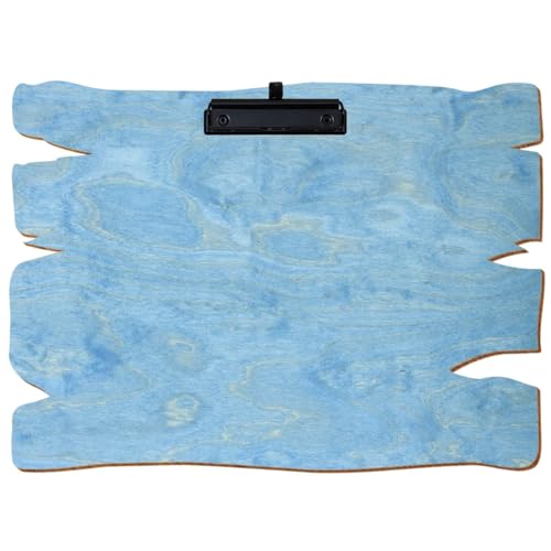Bütic Holz Klemmbrett Holzbrettform Hellblau für DIN A3 A4 A5 A6 aus 3mm Birkensperrholz und mit widerstandsfähigem Klarlack versiegelt, Format:A3 quer, Klemme:Bügelklemme Schwarz Stifthalter Bütic Holz Klemmbrett Holzbrettform Hellblau für DIN A3 A4 A5 A6 aus 3mm Birkensperrholz und mit widerstandsfähigem Klarlack versiegelt, Format:A3 quer, Klemme:Bügelklemme Schwarz Stifthalter von Bütic GmbH