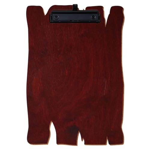 Bütic Holz Klemmbrett Holzbrettform Mahagoni für DIN A3 A4 A5 A6 aus 3mm Birkensperrholz mit widerstandsfähigem Klarlack versiegelt, Format:A4 hoch, Klemme:Bügelklemme Schwarz Stifthalter Bütic Holz Klemmbrett Holzbrettform Mahagoni für DIN A3 A4 A5 A6 aus 3mm Birkensperrholz mit widerstandsfähigem Klarlack versiegelt, Format:A4 hoch, Klemme:Bügelklemme Schwarz Stifthalter von Bütic GmbH