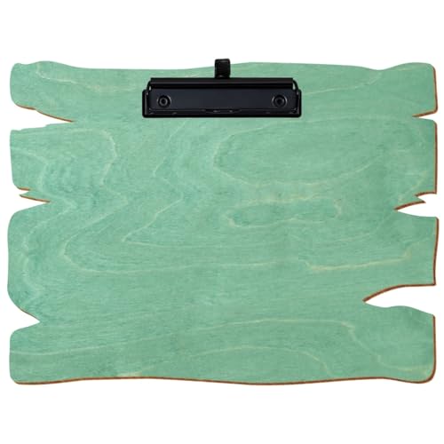 Bütic Holz Klemmbrett Holzbrettform Minzgrün für DIN A3 A4 A5 A6 aus 3mm Birkensperrholz und mit widerstandsfähigem Klarlack versiegelt, Format:A4 quer, Klemme:Bügelklemme Schwarz Stifthalter Bütic Holz Klemmbrett Holzbrettform Minzgrün für DIN A3 A4 A5 A6 aus 3mm Birkensperrholz und mit widerstandsfähigem Klarlack versiegelt, Format:A4 quer, Klemme:Bügelklemme Schwarz Stifthalter von Bütic GmbH