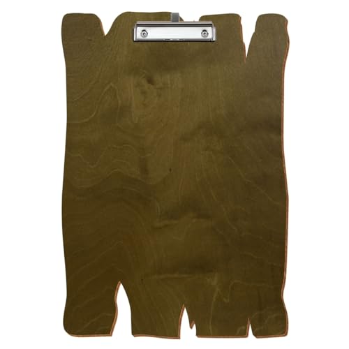 Bütic Holz Klemmbrett Holzbrettform Nussbaum hell für DIN A3 A4 A5 A6 aus 3mm Birkensperrholz und mit widerstandsfähigem Klarlack versiegelt, Format:A3 hoch, Klemme:Bügelklemme Silber Stifthalter Bütic Holz Klemmbrett Holzbrettform Nussbaum hell für DIN A3 A4 A5 A6 aus 3mm Birkensperrholz und mit widerstandsfähigem Klarlack versiegelt, Format:A3 hoch, Klemme:Bügelklemme Silber Stifthalter von Bütic GmbH