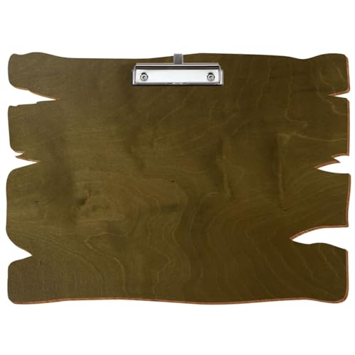 Bütic Holz Klemmbrett Holzbrettform Nussbaum hell für DIN A3 A4 A5 A6 aus 3mm Birkensperrholz und mit widerstandsfähigem Klarlack versiegelt, Format:A3 quer, Klemme:Bügelklemme Silber Stifthalter Bütic Holz Klemmbrett Holzbrettform Nussbaum hell für DIN A3 A4 A5 A6 aus 3mm Birkensperrholz und mit widerstandsfähigem Klarlack versiegelt, Format:A3 quer, Klemme:Bügelklemme Silber Stifthalter von Bütic GmbH