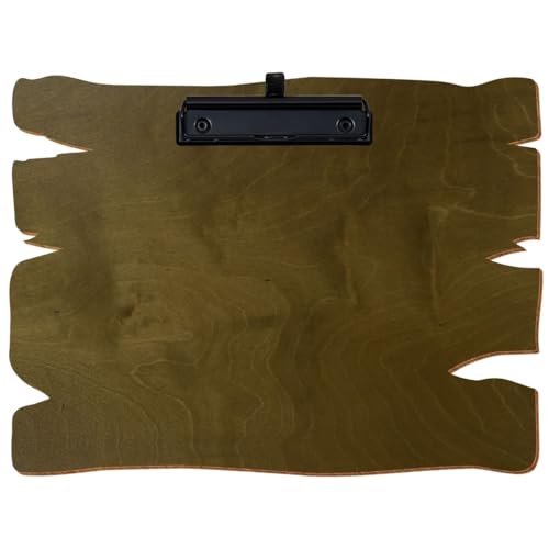 Bütic Holz Klemmbrett Holzbrettform Nussbaum hell für DIN A3 A4 A5 A6 aus 3mm Birkensperrholz und mit widerstandsfähigem Klarlack versiegelt, Format:A4 quer, Klemme:Bügelklemme Schwarz Stifthalter Bütic Holz Klemmbrett Holzbrettform Nussbaum hell für DIN A3 A4 A5 A6 aus 3mm Birkensperrholz und mit widerstandsfähigem Klarlack versiegelt, Format:A4 quer, Klemme:Bügelklemme Schwarz Stifthalter von Bütic GmbH