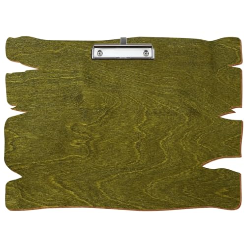 Bütic Holz Klemmbrett Holzbrettform Olivgrün für DIN A3 A4 A5 A6 aus 3mm Birkensperrholz und mit widerstandsfähigem Klarlack versiegelt, Format:A3 quer, Klemme:Bügelklemme Silber Stifthalter Bütic Holz Klemmbrett Holzbrettform Olivgrün für DIN A3 A4 A5 A6 aus 3mm Birkensperrholz und mit widerstandsfähigem Klarlack versiegelt, Format:A3 quer, Klemme:Bügelklemme Silber Stifthalter von Bütic GmbH