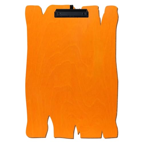 Bütic Holz Klemmbrett Holzbrettform Orange - für DIN A3 A4 A5 A6 aus 3mm Birkensperrholz und mit widerstandsfähigem Klarlack versiegelt, Format:A3 hoch, Klemme:Bügelklemme Schwarz Stifthalter Bütic Holz Klemmbrett Holzbrettform Orange - für DIN A3 A4 A5 A6 aus 3mm Birkensperrholz und mit widerstandsfähigem Klarlack versiegelt, Format:A3 hoch, Klemme:Bügelklemme Schwarz Stifthalter von Bütic GmbH