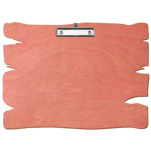 Bütic Holz Klemmbrett Holzbrettform Rosa für DIN A3 A4 A5 A6 aus 3mm Birkensperrholz und mit widerstandsfähigem Klarlack versiegelt, Format:A3 quer, Klemme:Bügelklemme Silber Stifthalter Bütic Holz Klemmbrett Holzbrettform Rosa für DIN A3 A4 A5 A6 aus 3mm Birkensperrholz und mit widerstandsfähigem Klarlack versiegelt, Format:A3 quer, Klemme:Bügelklemme Silber Stifthalter von Bütic GmbH