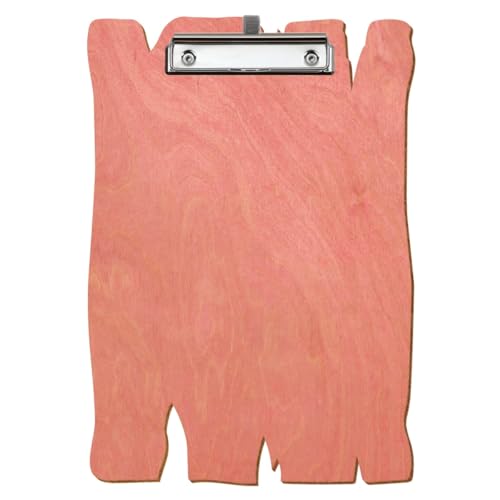 Bütic Holz Klemmbrett Holzbrettform Rosa für DIN A3 A4 A5 A6 aus 3mm Birkensperrholz und mit widerstandsfähigem Klarlack versiegelt, Format:A4 hoch, Klemme:Bügelklemme Silber Stifthalter Bütic Holz Klemmbrett Holzbrettform Rosa für DIN A3 A4 A5 A6 aus 3mm Birkensperrholz und mit widerstandsfähigem Klarlack versiegelt, Format:A4 hoch, Klemme:Bügelklemme Silber Stifthalter von Bütic GmbH