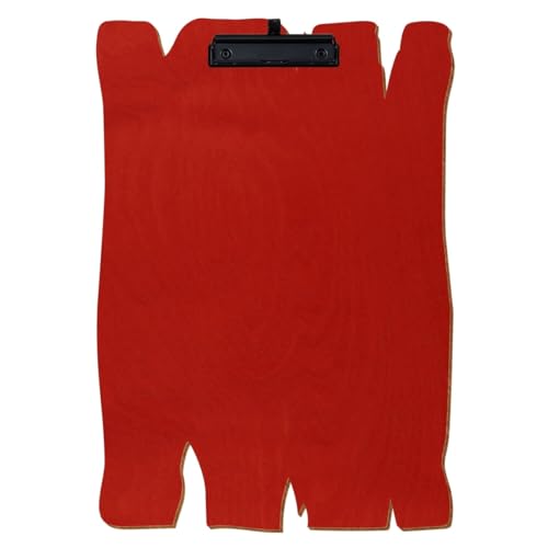 Bütic Holz Klemmbrett Holzbrettform Rot für DIN A3 A4 A5 A6 aus 3 mm Birkensperrholz und mit widerstandsfähigem Klarlack versiegelt, Format:A3 hoch, Klemme:Bügelklemme Schwarz Stifthalter Bütic Holz Klemmbrett Holzbrettform Rot für DIN A3 A4 A5 A6 aus 3 mm Birkensperrholz und mit widerstandsfähigem Klarlack versiegelt, Format:A3 hoch, Klemme:Bügelklemme Schwarz Stifthalter von Bütic GmbH