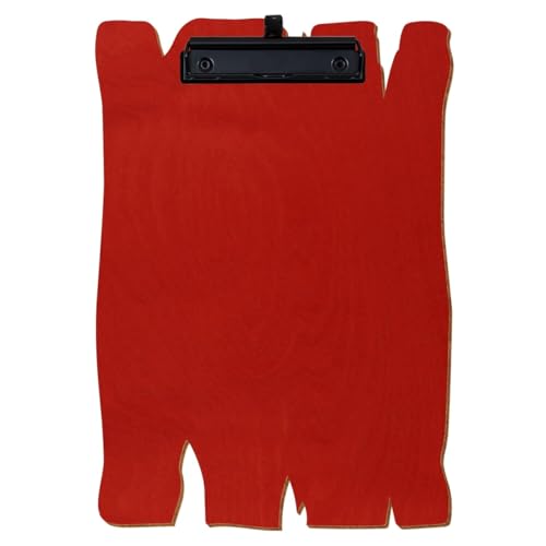 Bütic Holz Klemmbrett Holzbrettform Rot für DIN A3 A4 A5 A6 aus 3 mm Birkensperrholz und mit widerstandsfähigem Klarlack versiegelt, Format:A4 hoch, Klemme:Bügelklemme Schwarz Stifthalter Bütic Holz Klemmbrett Holzbrettform Rot für DIN A3 A4 A5 A6 aus 3 mm Birkensperrholz und mit widerstandsfähigem Klarlack versiegelt, Format:A4 hoch, Klemme:Bügelklemme Schwarz Stifthalter von Bütic GmbH