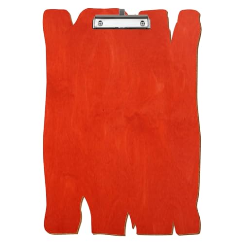 Bütic Holz Klemmbrett Holzbrettform Scharlachrot für DIN A3 A4 A5 A6 aus 3mm Birkensperrholz und mit widerstandsfähigem Klarlack versiegelt, Format:A3 hoch, Klemme:Bügelklemme Silber Stifthalter Bütic Holz Klemmbrett Holzbrettform Scharlachrot für DIN A3 A4 A5 A6 aus 3mm Birkensperrholz und mit widerstandsfähigem Klarlack versiegelt, Format:A3 hoch, Klemme:Bügelklemme Silber Stifthalter von Bütic GmbH