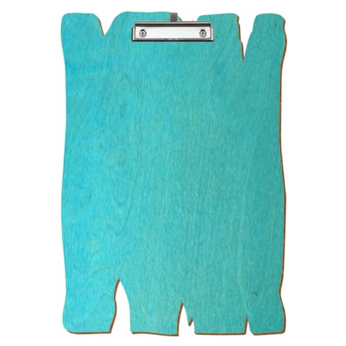 Bütic Holz Klemmbrett Holzbrettform Türkis für DIN A3 A4 A5 A6 aus 3mm Birkensperrholz und mit widerstandsfähigem Klarlack versiegelt, Format:A3 hoch, Klemme:Bügelklemme Silber Stifthalter Bütic Holz Klemmbrett Holzbrettform Türkis für DIN A3 A4 A5 A6 aus 3mm Birkensperrholz und mit widerstandsfähigem Klarlack versiegelt, Format:A3 hoch, Klemme:Bügelklemme Silber Stifthalter von Bütic GmbH