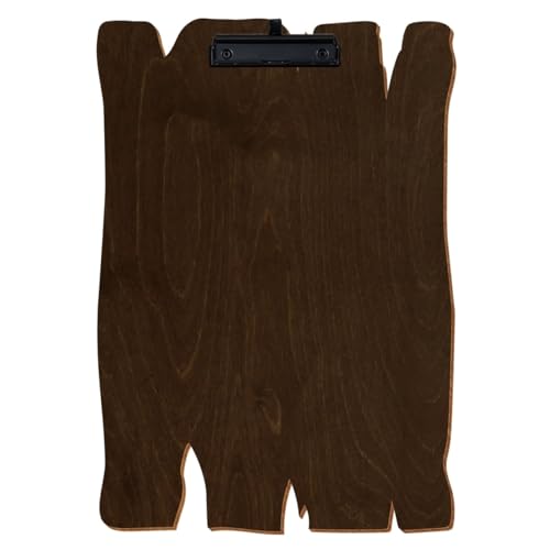 Bütic Holz Klemmbrett Holzbrettform Walnuß dunkel für DIN A3 A4 A5 A6 aus 3mm Birkensperrholz und mit widerstandsfähigem Klarlack versiegelt, Format:A3 hoch, Klemme:Bügelklemme Schwarz Stifthalter Bütic Holz Klemmbrett Holzbrettform Walnuß dunkel für DIN A3 A4 A5 A6 aus 3mm Birkensperrholz und mit widerstandsfähigem Klarlack versiegelt, Format:A3 hoch, Klemme:Bügelklemme Schwarz Stifthalter von Bütic GmbH