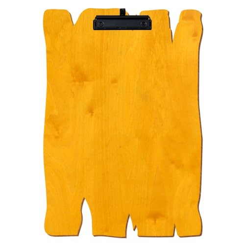 Bütic Holz Klemmbrett Holzbrettform Zitronengelb für DIN A3 A4 A5 A6 aus 3mm Birkensperrholz und mit widerstandsfähigem Klarlack versiegelt, Format:A3 hoch, Klemme:Bügelklemme Schwarz Stifthalter Bütic Holz Klemmbrett Holzbrettform Zitronengelb für DIN A3 A4 A5 A6 aus 3mm Birkensperrholz und mit widerstandsfähigem Klarlack versiegelt, Format:A3 hoch, Klemme:Bügelklemme Schwarz Stifthalter von Bütic GmbH