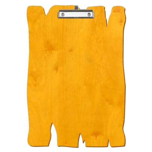 Bütic Holz Klemmbrett Holzbrettform Zitronengelb für DIN A3 A4 A5 A6 aus 3mm Birkensperrholz und mit widerstandsfähigem Klarlack versiegelt, Format:A3 hoch, Klemme:Bügelklemme Silber Stifthalter Bütic Holz Klemmbrett Holzbrettform Zitronengelb für DIN A3 A4 A5 A6 aus 3mm Birkensperrholz und mit widerstandsfähigem Klarlack versiegelt, Format:A3 hoch, Klemme:Bügelklemme Silber Stifthalter von Bütic GmbH