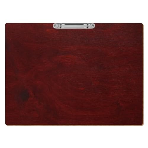 Bütic Holz Ringbuchbrett farbig - für DIN A3 A4 A5 aus 3 mm Birkensperrholz und mit widerstandsfähigem Klarlack versiegelt, Format:A3 quer, Farbe:Mahagoni von Bütic GmbH