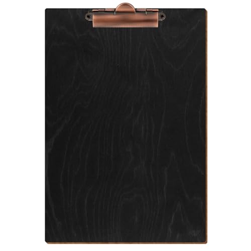 Bütic Holz Klemmbrett Standardform Anthrazit für DIN A3 A4 A5 A6 aus 3 mm Birkensperrholz und mit widerstandsfähigem Klarlack versiegelt, Format:A4 hoch, Klemme:Zahnklemme Kupfer Bütic Holz Klemmbrett Standardform Anthrazit für DIN A3 A4 A5 A6 aus 3 mm Birkensperrholz und mit widerstandsfähigem Klarlack versiegelt, Format:A4 hoch, Klemme:Zahnklemme Kupfer von Bütic GmbH