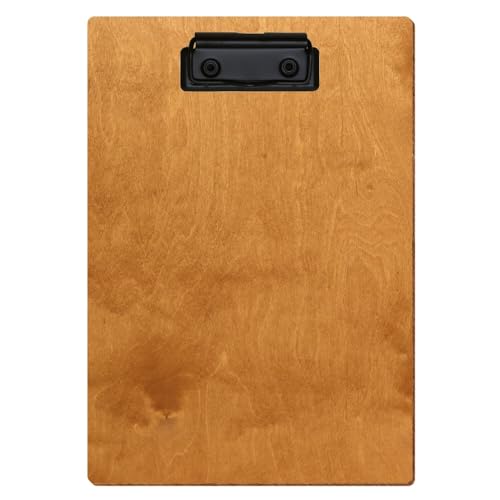 Bütic Holz Klemmbrett Standardform Birnbaum für DIN A3 A4 A5 A6 aus 3 mm Birkensperrholz und mit widerstandsfähigem Klarlack versiegelt, Format:A5 hoch, Klemme:Bügelklemme schwarz Bütic Holz Klemmbrett Standardform Birnbaum für DIN A3 A4 A5 A6 aus 3 mm Birkensperrholz und mit widerstandsfähigem Klarlack versiegelt, Format:A5 hoch, Klemme:Bügelklemme schwarz von Bütic GmbH