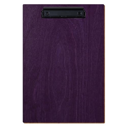 Bütic Holz Klemmbrett Standardform Lila für DIN A3 A4 A5 A6 aus 3 mm Birkensperrholz und mit widerstandsfähigem Klarlack versiegelt, Format:A4 hoch, Klemme:Bügelklemme schwarz Bütic Holz Klemmbrett Standardform Lila für DIN A3 A4 A5 A6 aus 3 mm Birkensperrholz und mit widerstandsfähigem Klarlack versiegelt, Format:A4 hoch, Klemme:Bügelklemme schwarz von Bütic GmbH