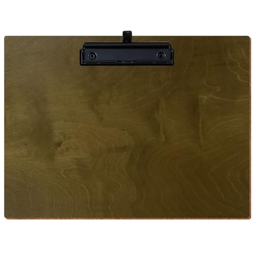 Bütic Holz Klemmbrett Standardform Nussbaum hell für DIN A3 A4 A5 A6 aus 3 mm Birkensperrholz und mit widerstandsfähigem Klarlack versiegelt, Format:A4 quer, Klemme:Bügelklemme Schwarz Stifthalter Bütic Holz Klemmbrett Standardform Nussbaum hell für DIN A3 A4 A5 A6 aus 3 mm Birkensperrholz und mit widerstandsfähigem Klarlack versiegelt, Format:A4 quer, Klemme:Bügelklemme Schwarz Stifthalter von Bütic GmbH